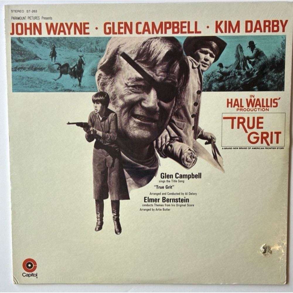 True Grit 1969 Original Soundtrack Capitol Records ST-263 (L12)